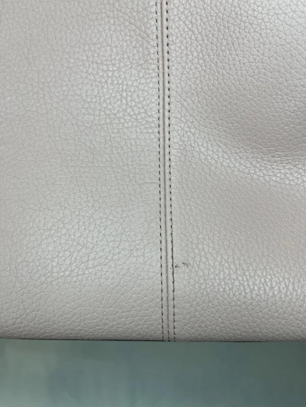 Michael Kors Mirella Medium Pebbled Leather Shoulder Tote Bag in Powder Blush